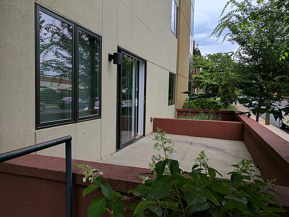 Large private patio and personal garden plot