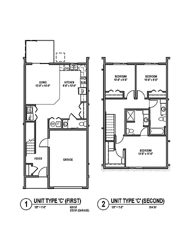 Floor plan 3 Bedroom