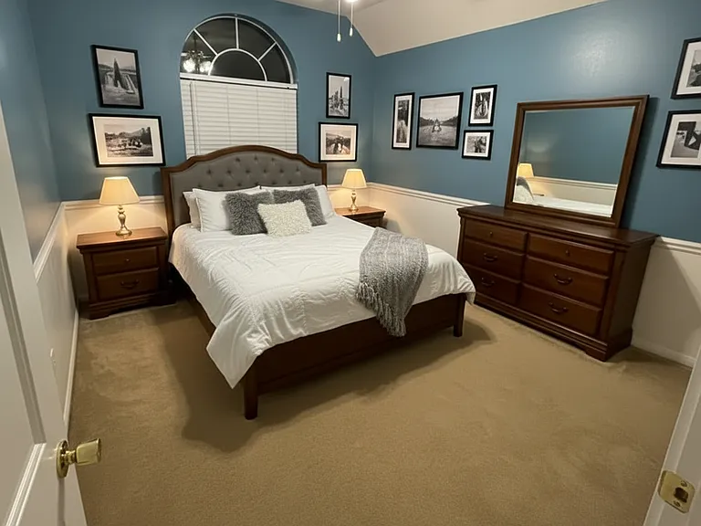Upper Bedroom 1 w/ walk-in closet
