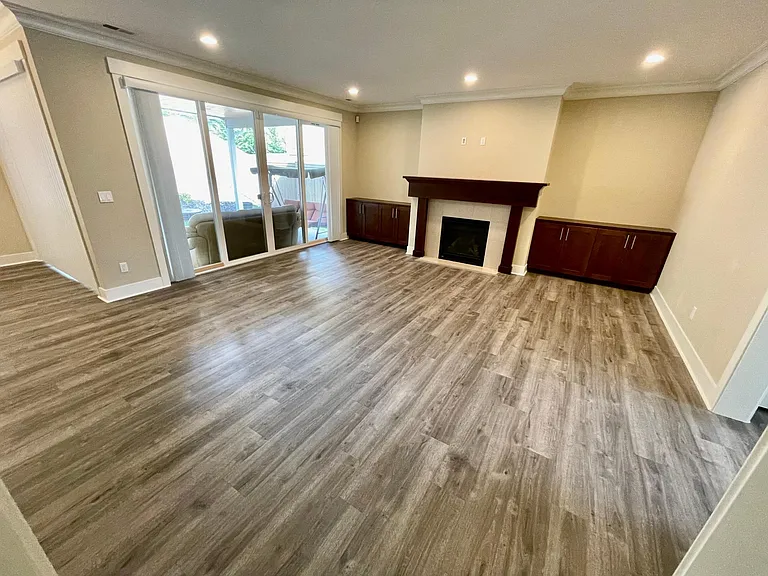 Family Room with BRAND "NEW" LVT Floor