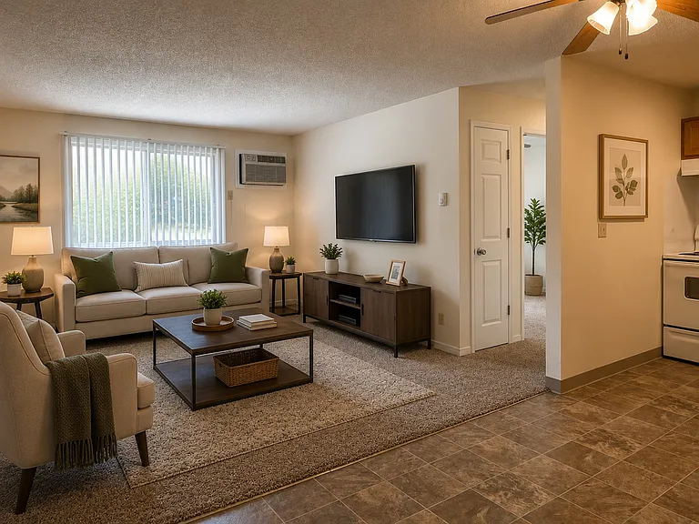 Staged Living Room