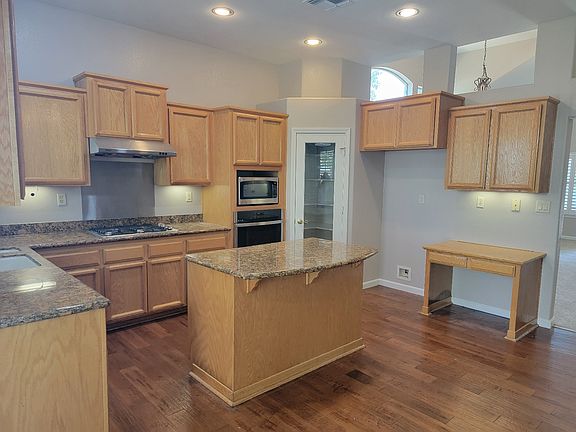 Pantry closet and ample cabinets.