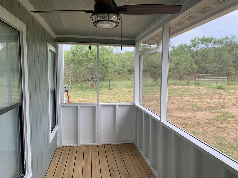 Screened-in porch
