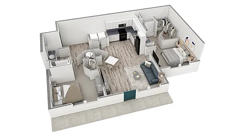 Floor plan 2-2RC