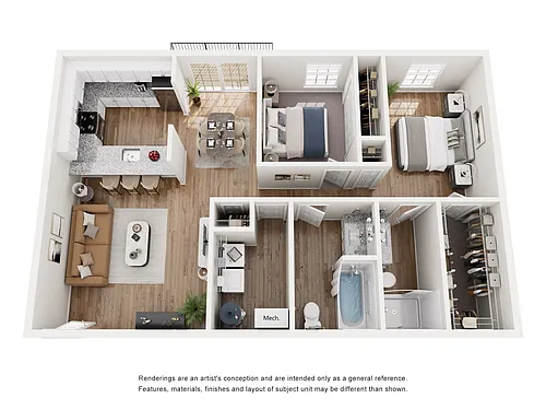 Floor plan Bennington