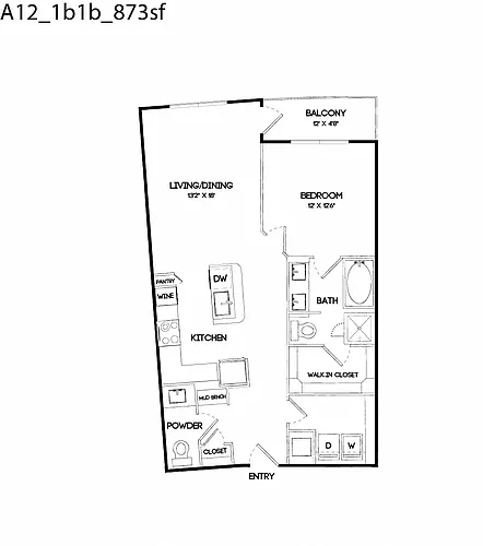 Floor plan A12