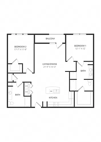 Floor plan Building P PB4