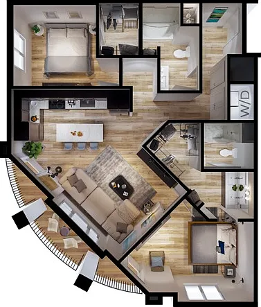2x2 | Bonnie Lane| 1237 - 1243 SQ FT 2x2 | Bonnie Lane| 1237 - 1243 SQ FT