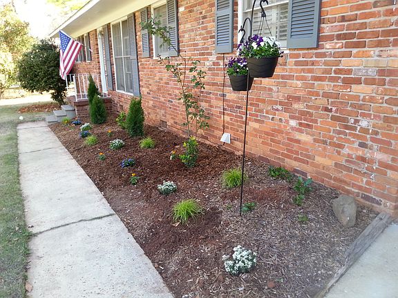 New landscaping in 2017