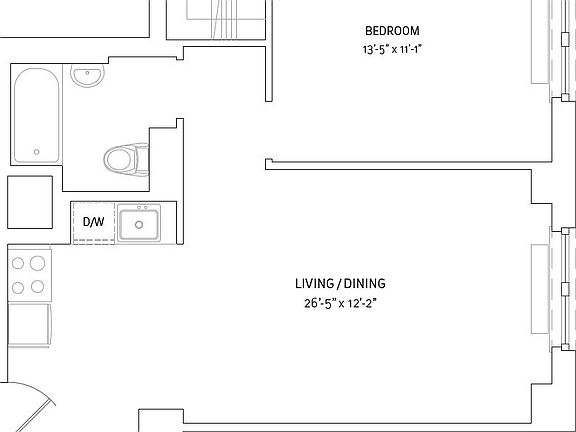2nd image of 212 W 91st St #1519