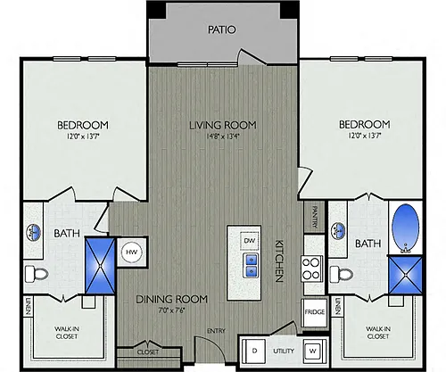 Floor plan B3