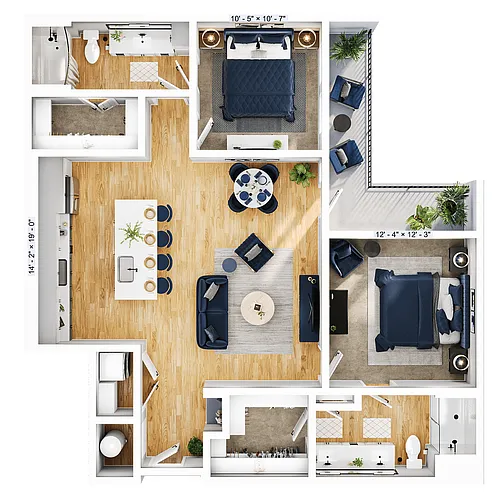 Floor plan B2B