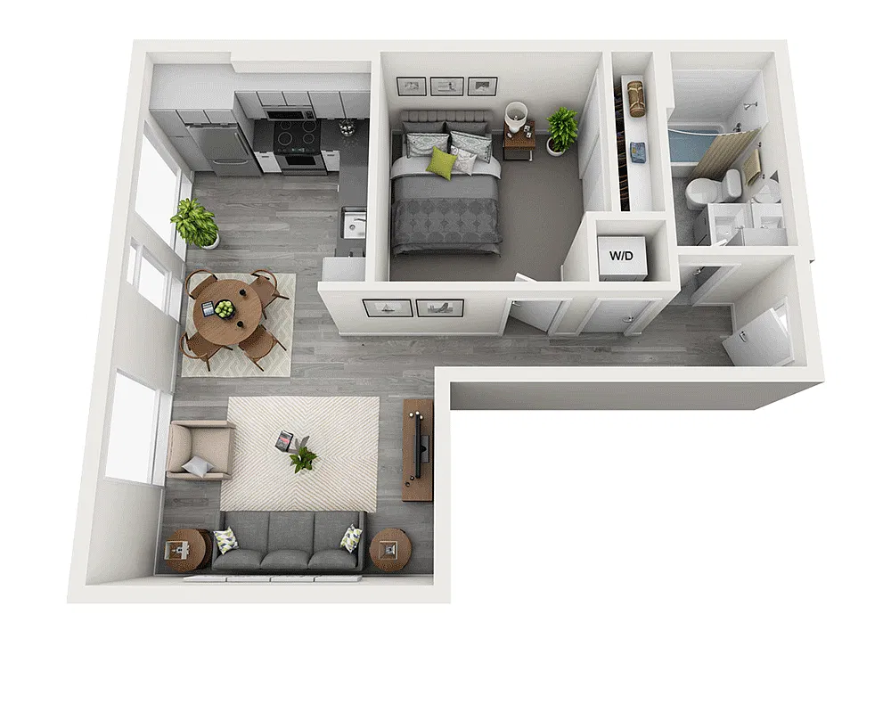 Floor plan Studio E1D CL2 -MMR
