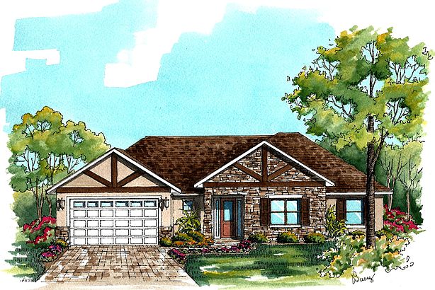 Magnolia 2 Car Garage
