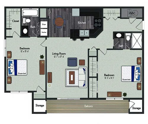 Floor plan Del Mar