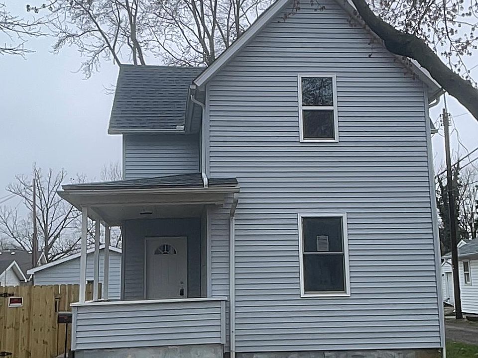 All new siding and windows, still working on the exterior as weather permits, working on grass regrowth and painting bottom portion of house along with landscape.