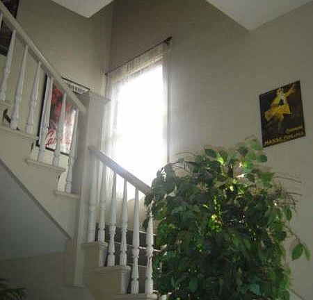 Stairs up to apartment