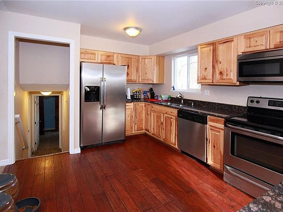 Kitchen View #3 Hickory  Cabinets