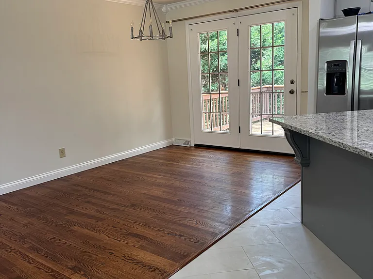 Living area open floor plan