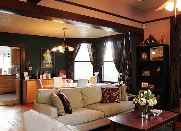 Living and dining rooms