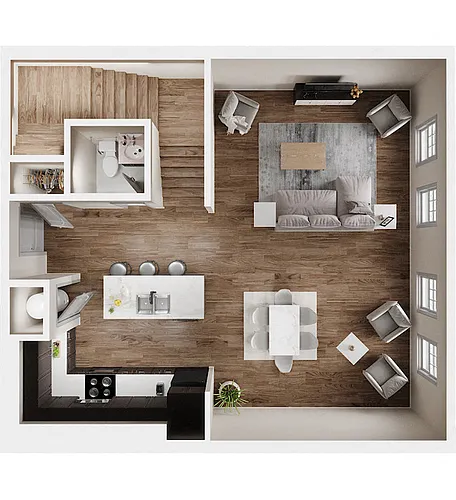 Floor plan SHAW