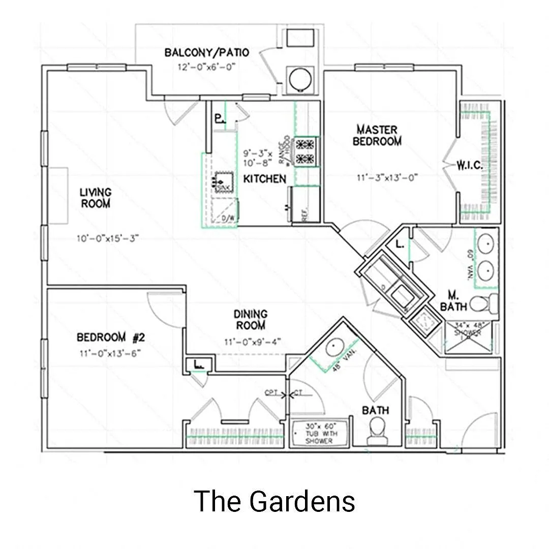 Floor plan The Lehigh (B1)