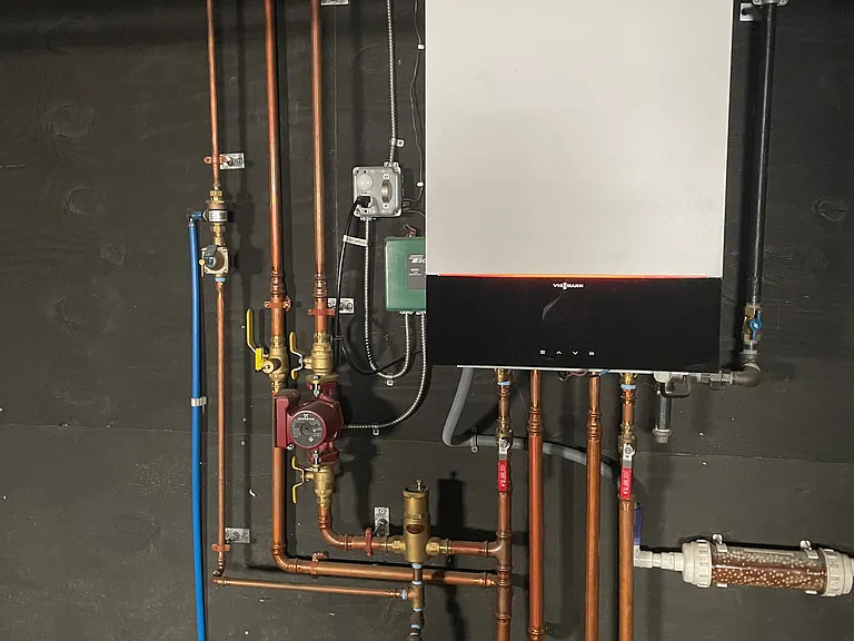 New Viessmann boiler.