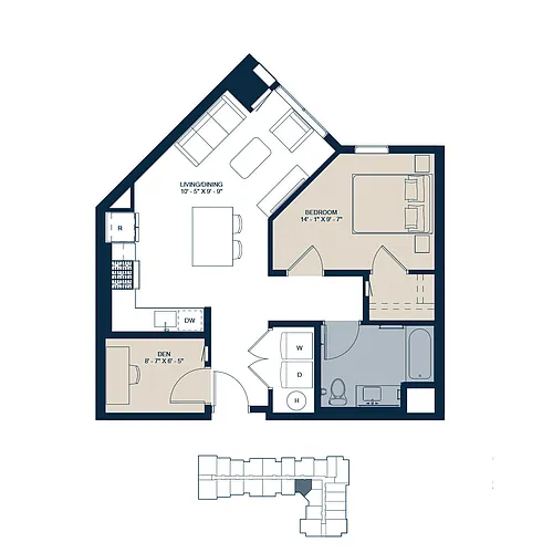 Floor plan A6D