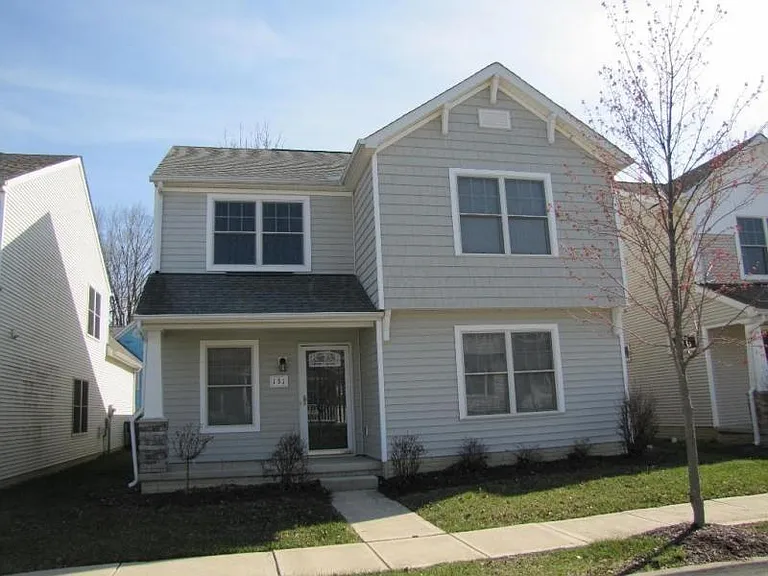 Front view of the house