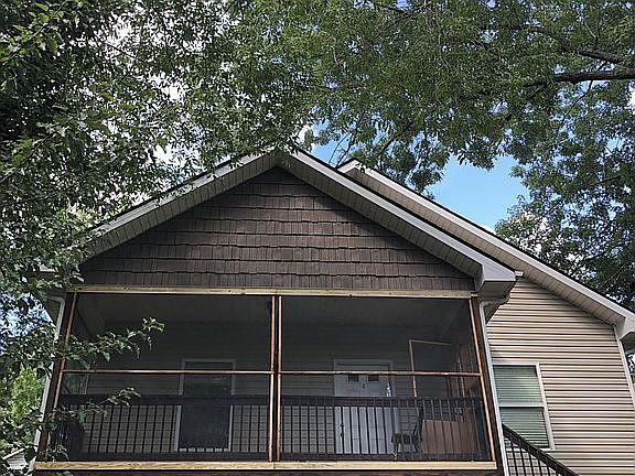 Newly screened in porch 