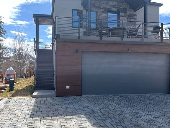 Entrance Staircase and Back Deck