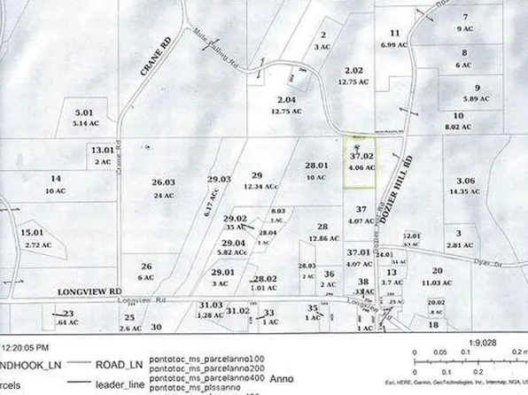 Mule Pulling Rd, Pontotoc, MS 38863