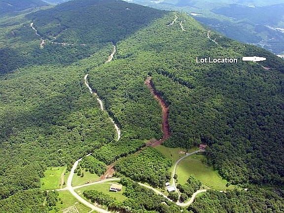 Lot location on ridge line