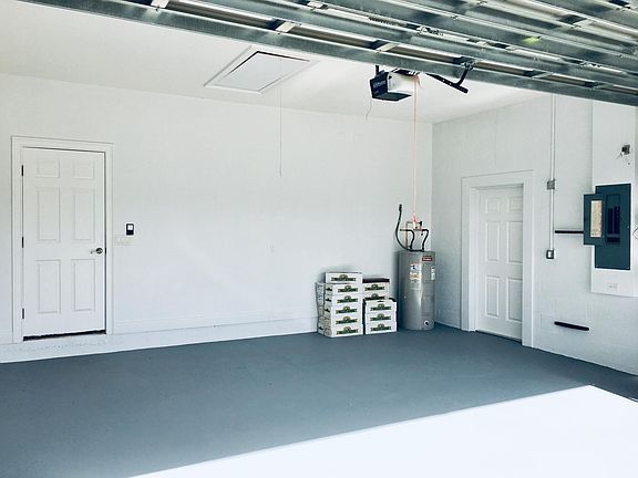Oversized garage with high ceilings