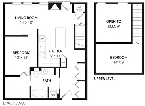 Floor plan C7 2x1 Penthouse