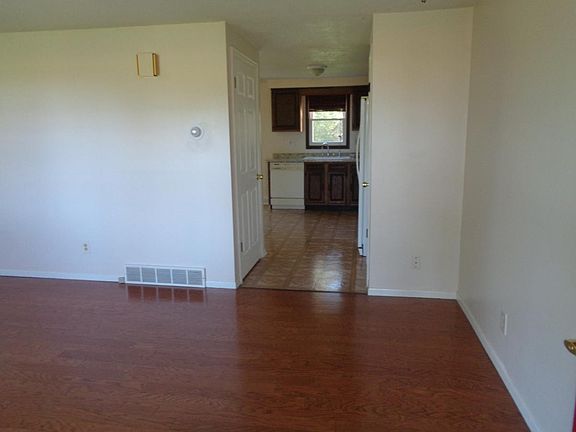 living room into kitchen