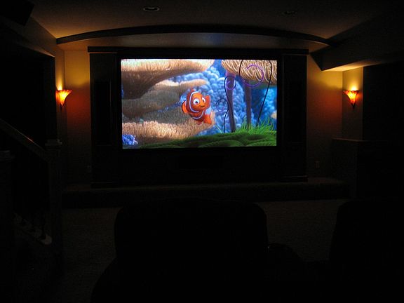 Movies or TV on screen