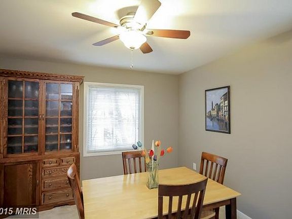 Just off the kitchen is this spacious dining room!