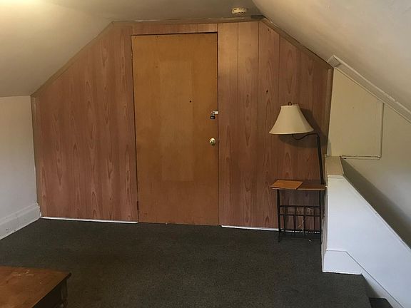 Living room in attic