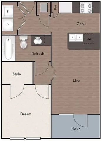 Floor plan A2B