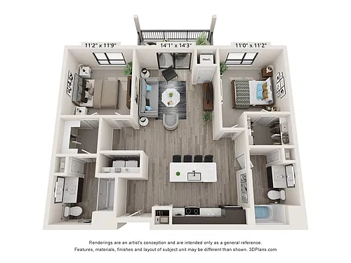 Floor plan B2C (ADA)