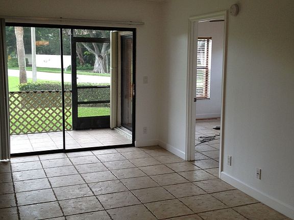 Living room and screened porch