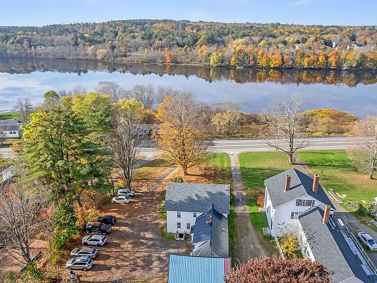 View of the Beautiful Kennebec River right from your bedroom window!