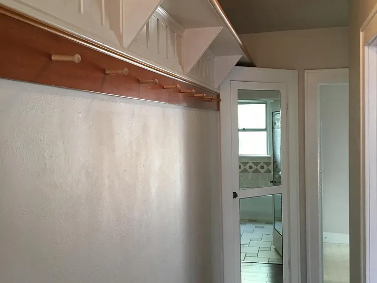 Coat Rack, Storage, Broom closet