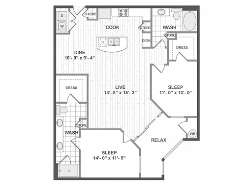 Floor plan C6