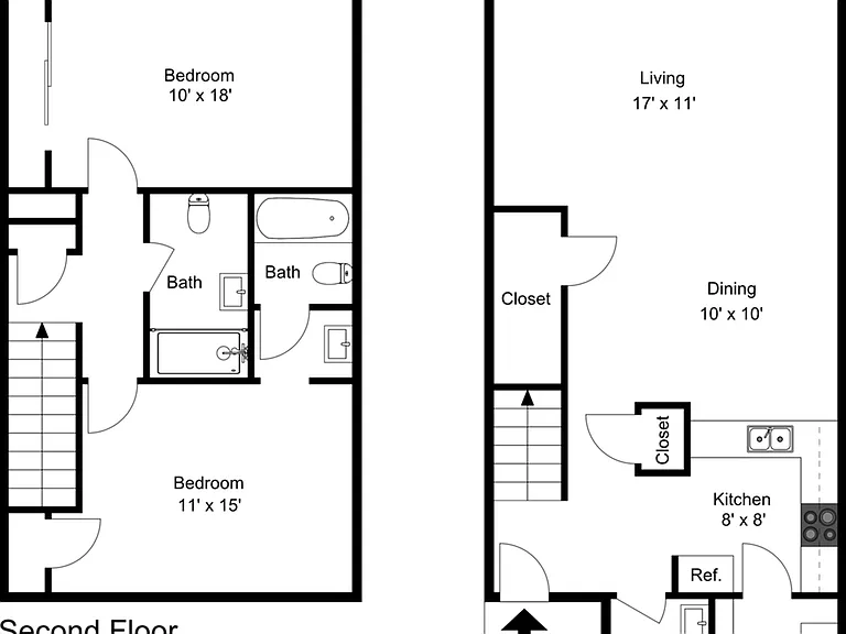 2 Bedroom 2.5 Bath 2 Bedroom 2.5 Bath