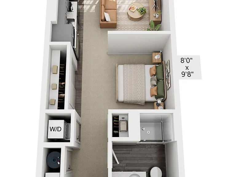 Studio | 508 sqft Studio | 508 sqft