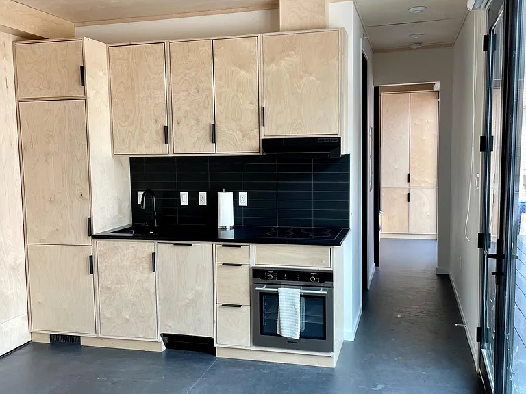 Kitchen and hallway