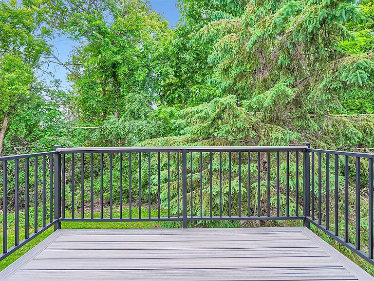 Deck off kitchen