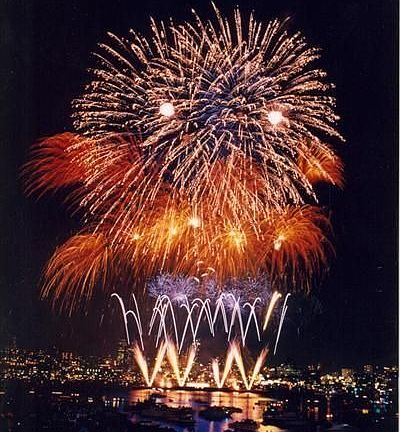 View:  4 of July  from the windown